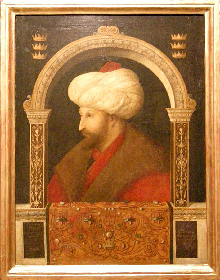portrait of mehmet two by Gentile Bellini
